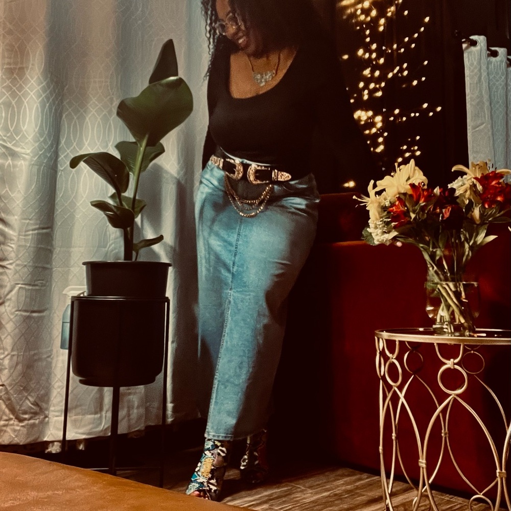 Classic Denim Skirt